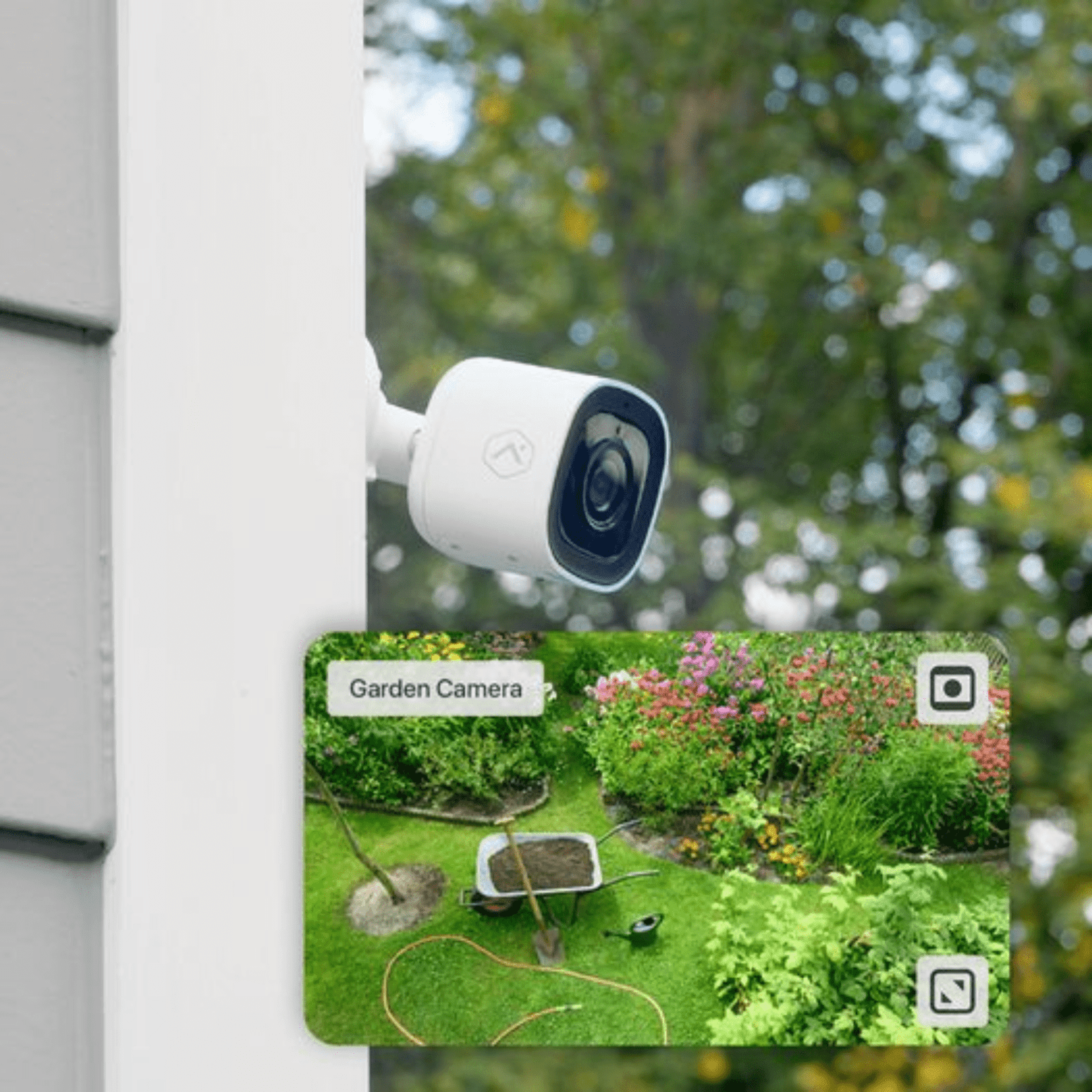 Outdoor Camera Looking at Garden